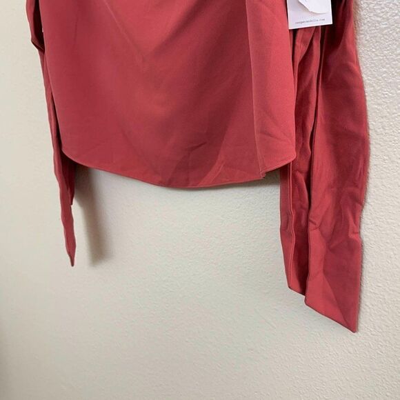 Cooper Ella Lova Off The Shoulder Bow Top Red - Picture 5 of 9